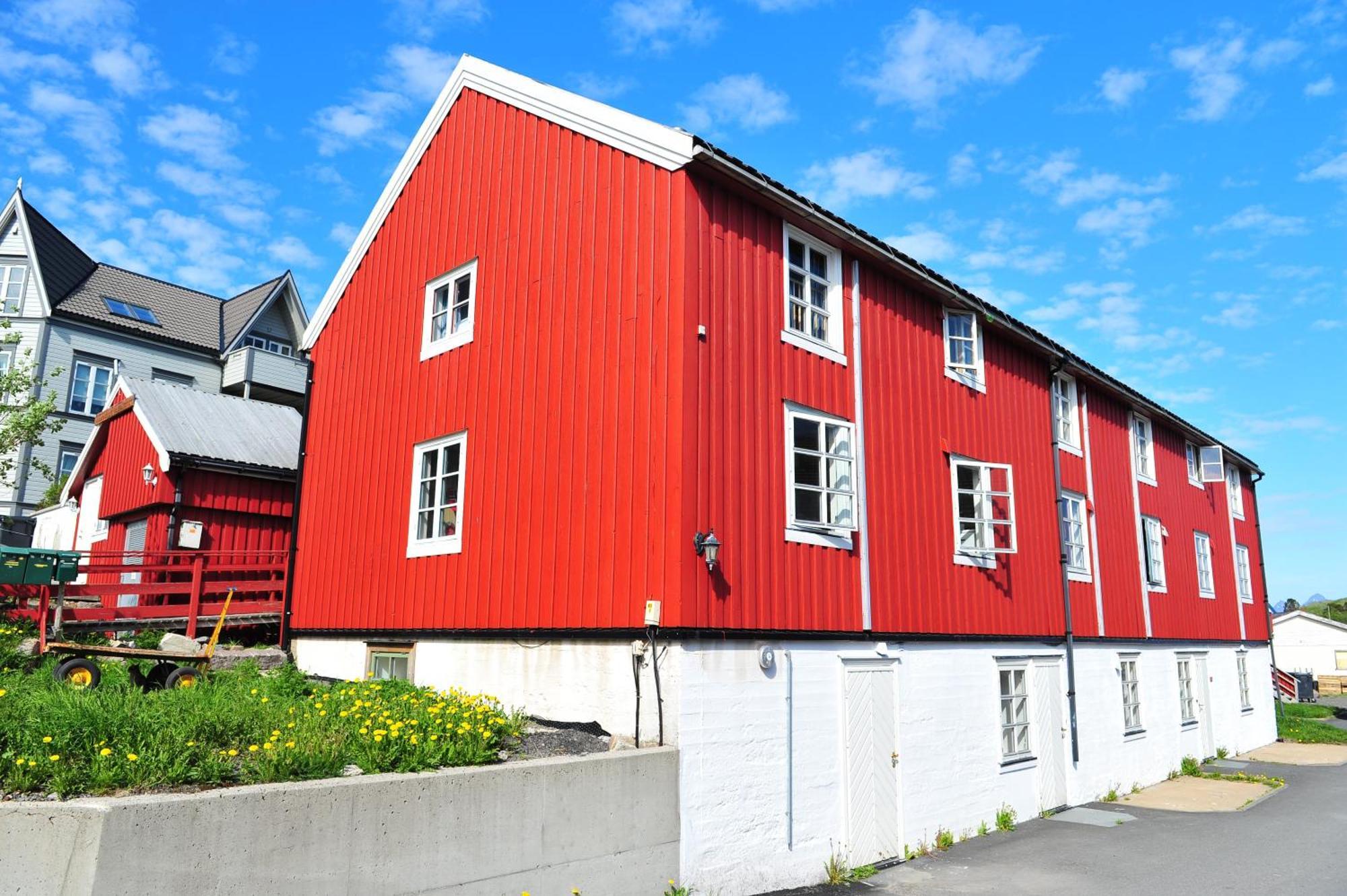 Ferienwohnung Tyskhella Rorbuer Kabelvåg Exterior foto